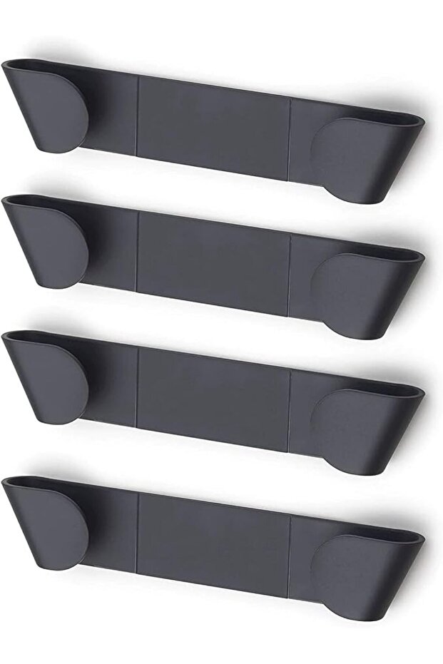 Universal Pot Lid Organizer for Cabinet - Upgraded 4 Pack Inside Cabinet Door Wall Mount Pan Top Sto