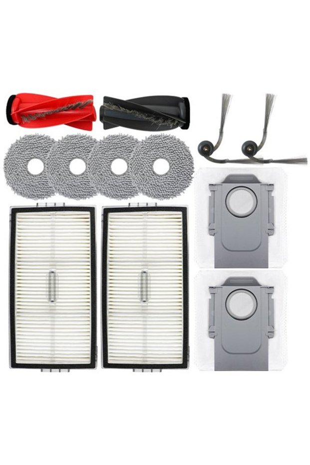 Replacement parts for Roborock P20 Ultra G30U/G20S Ultra/Saros 10R robotic vacuum cleaners - 12-piece pack