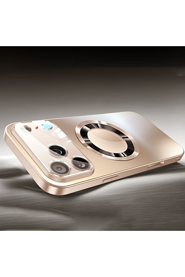 iPhone 14 Pro Max GRAY New Luxury Glass Camera for Magesafe Magnetic Wireless Charge Case for IPhone