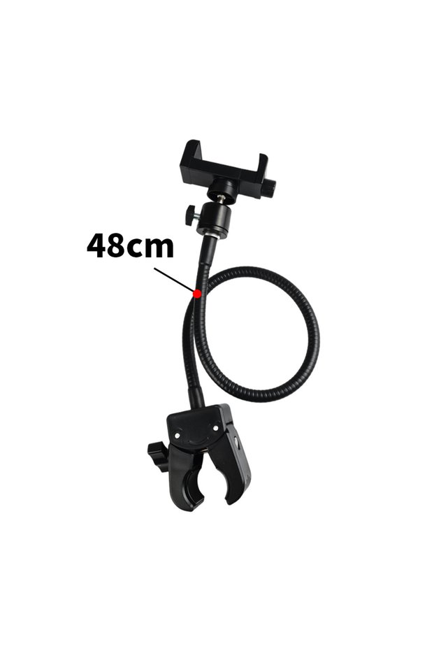4 Mobile Phone Clip Holder Universal Hose Outdoor Live Broadcast Fixed Base Clamp Fishing 360 Sports