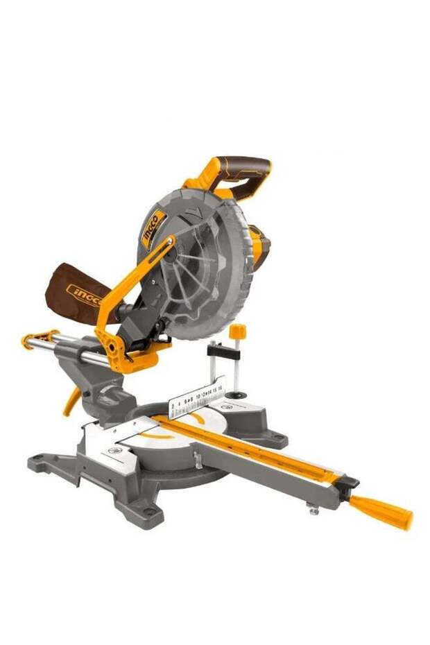 1800W Sliding Mitre Saw, 255mm Blade, 5200RPM, 89×320mm Capacity, 45° Mitre & Bevel Cutting