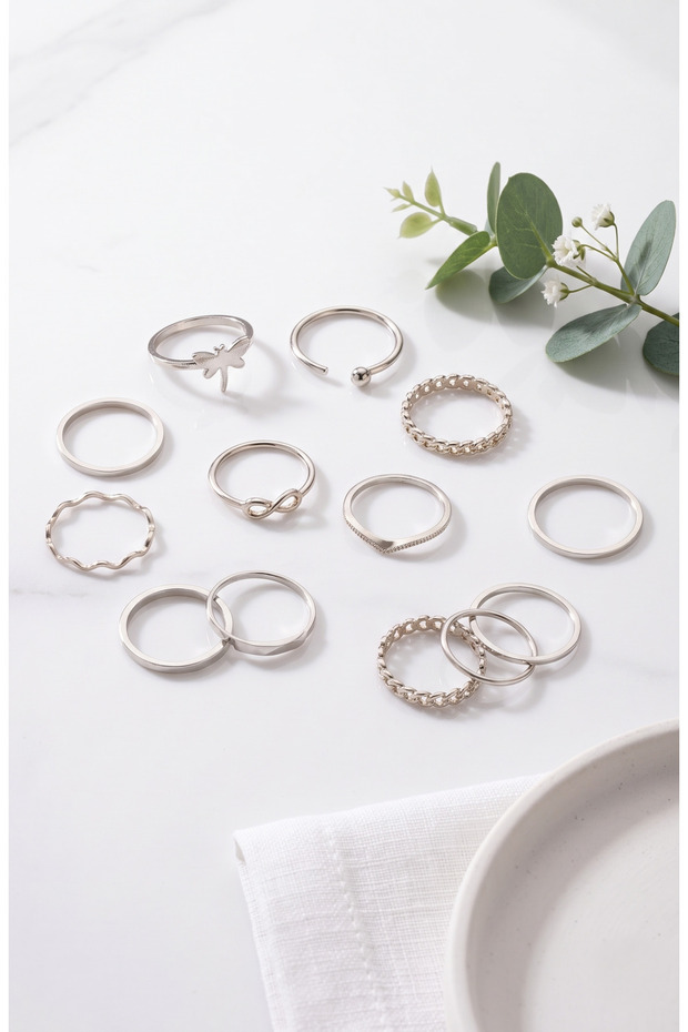 Set of 12 Rings