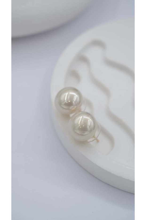 Mini Topcuk Pearl Earrings