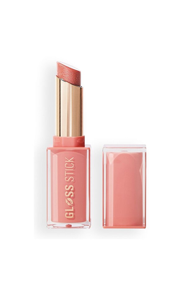 Pout Lip Gloss Stick Shimmer Peach Sorbet
