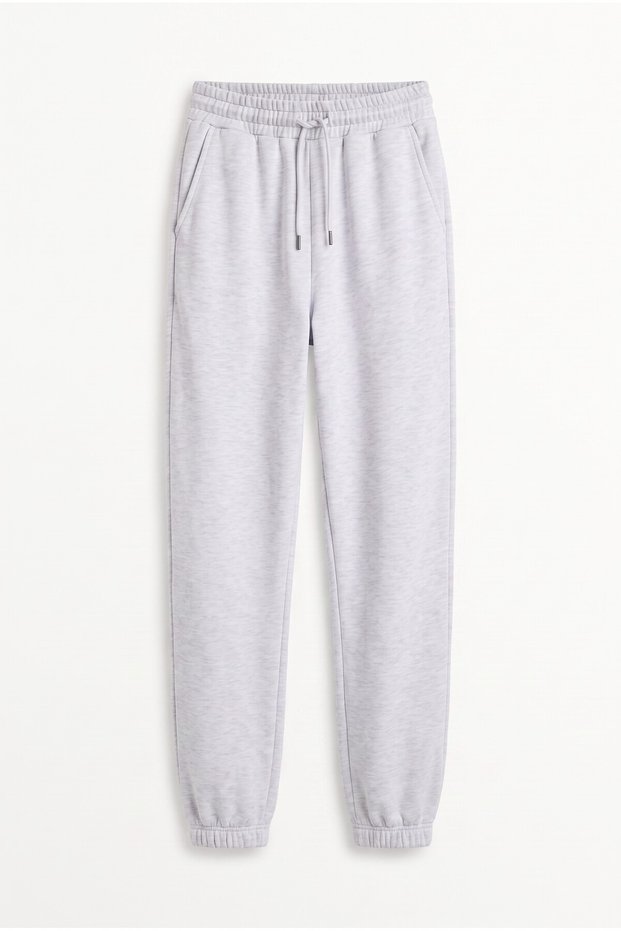 Women's High Waist Elastic Waist Lace-Up Pocketed Elastic Cuffs Baggy Jogger Sweatpants Po-3051