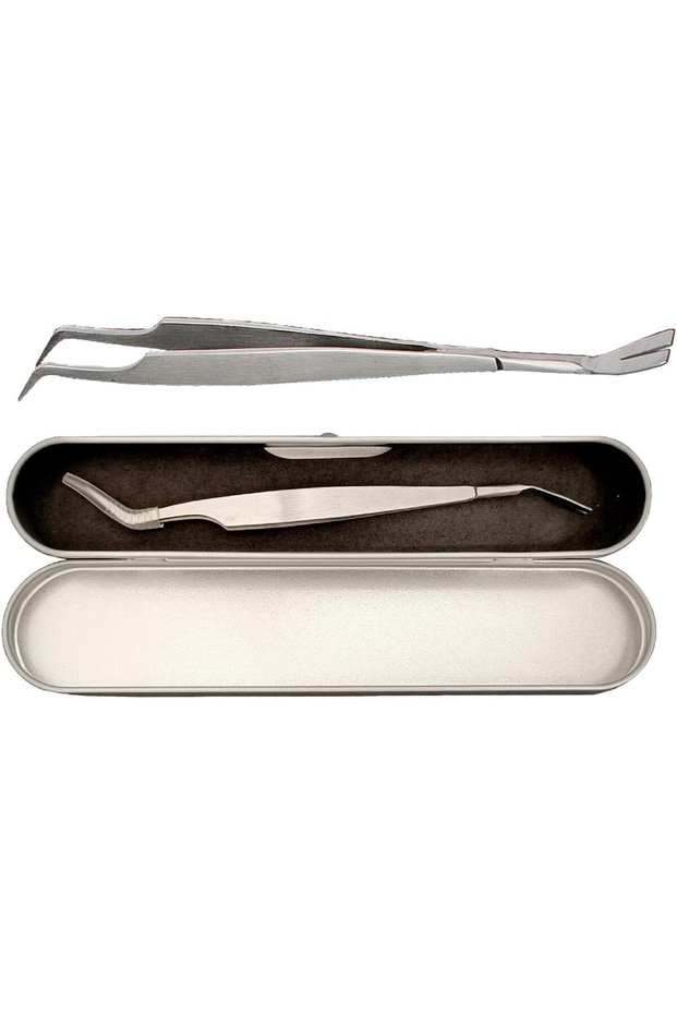 Flea Tweezer Removal Tool: Professional Lightweight Tick Remover Tweezers, Stainless Steel Tick Removal Kit with Case, Suitable for Human, Dog