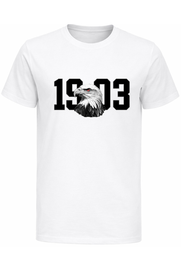 19 Eagle 03 Printed Cotton Men's T-Shirt