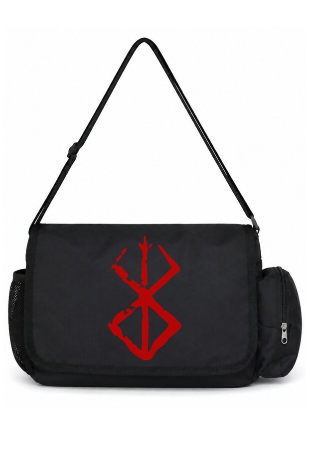 Berserk Guts Anime Printed Unisex School, Sports, Office Multi-Purpose Messenger Bag