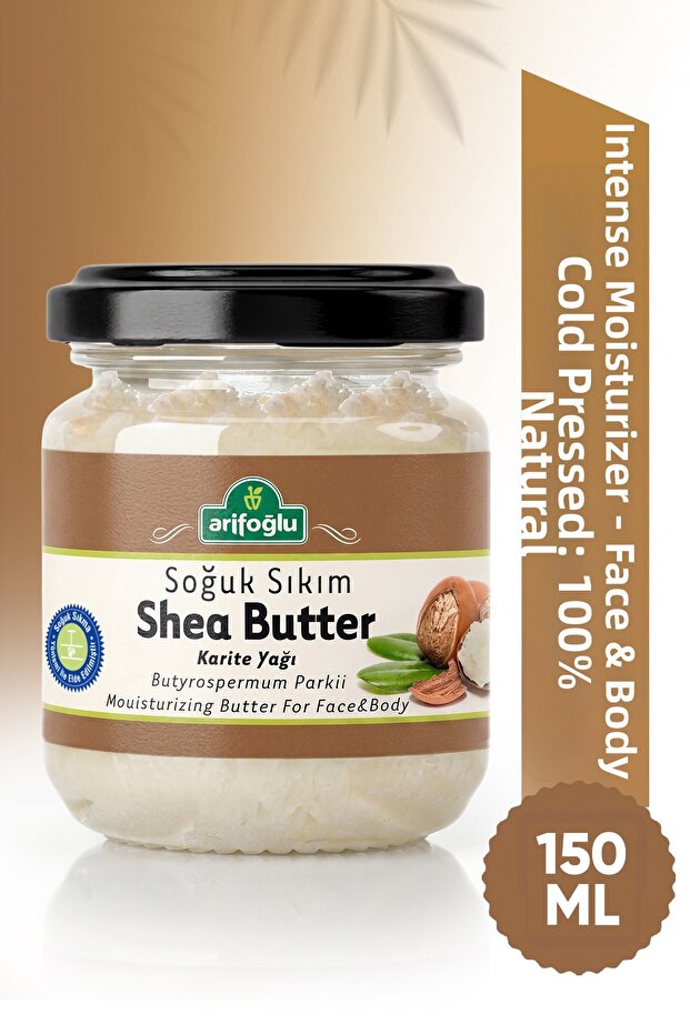 Shea Butter 150 ml - Heel Crack Care, Foot Care and Intensive Moisturizer (Shea Butter)