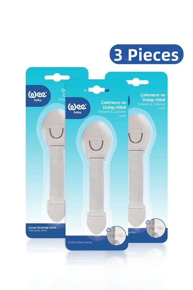 Drawer and Cabinet Lock – Baby Child Safety Lock (3 Pieces)