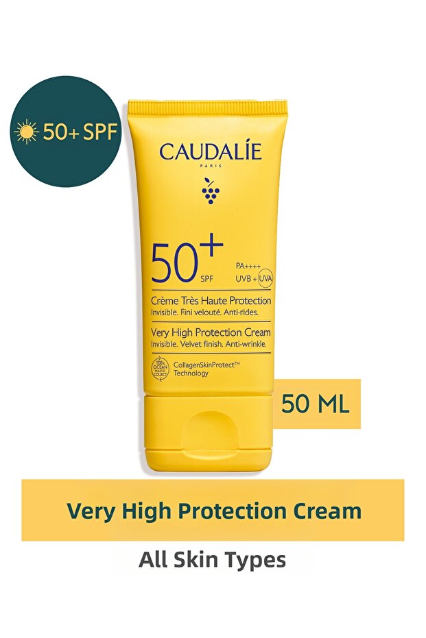كريم واقي من الشمس يوفر حماية عالية جدًا بعامل حماية من الشمس SPF50+ 50 مل