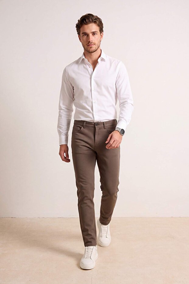 Vizon Straight Pamuklu Esnek Erkek Pantolon TMNSS26PL00032