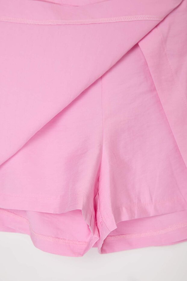 Pembe Modal Mini Şort Etek TWOSS26ET00107 - 6