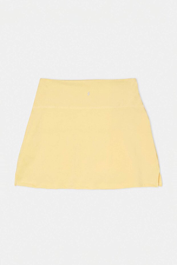 Sarı Dalgıç/Scuba Şort Etek Şort & Bermuda THMSS23SR00013 - 6
