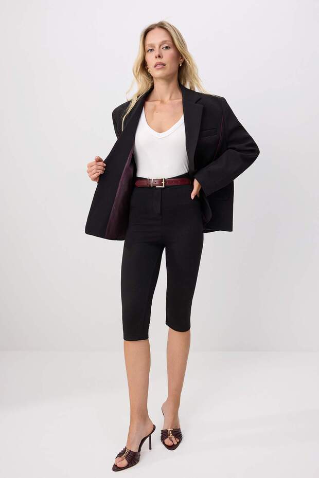 Siyah Blazer Ceket TWOSS26BC00058 - 2