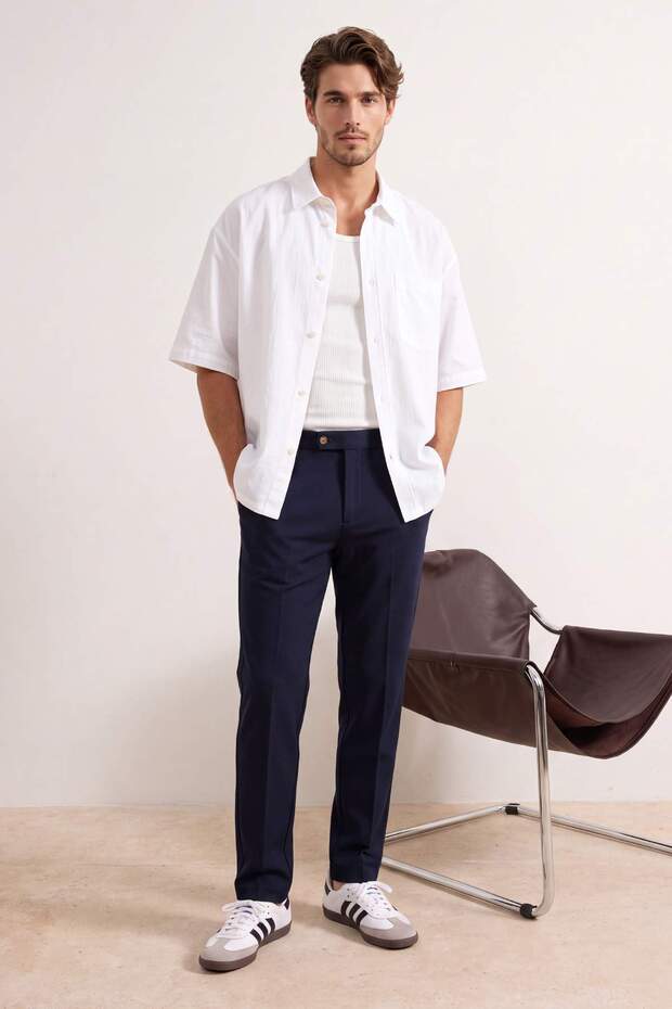 Lacivert Straight Erkek Pantolon TMNSS26PL00019