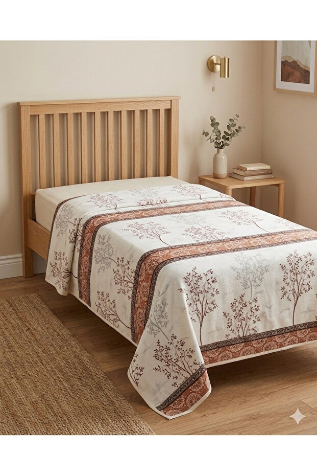 طباعة نمط الحافة 150x240 سم. بيكيه فردي
