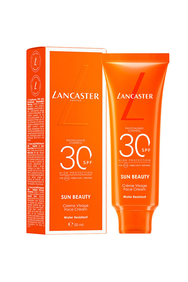 Sun Beauty Spf30 Sunscreen Facial Cream That Protects the Skin from Sun Rays and Provides a Bright Bronze Glow 50ml