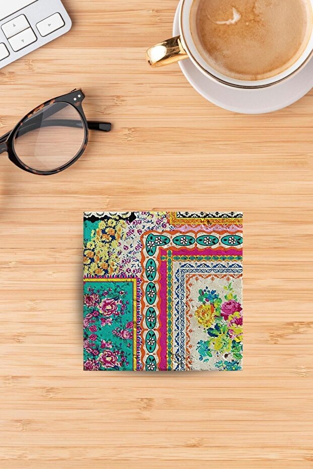 Printed Natural Stone Coaster - Natural Stone Coaster - Single