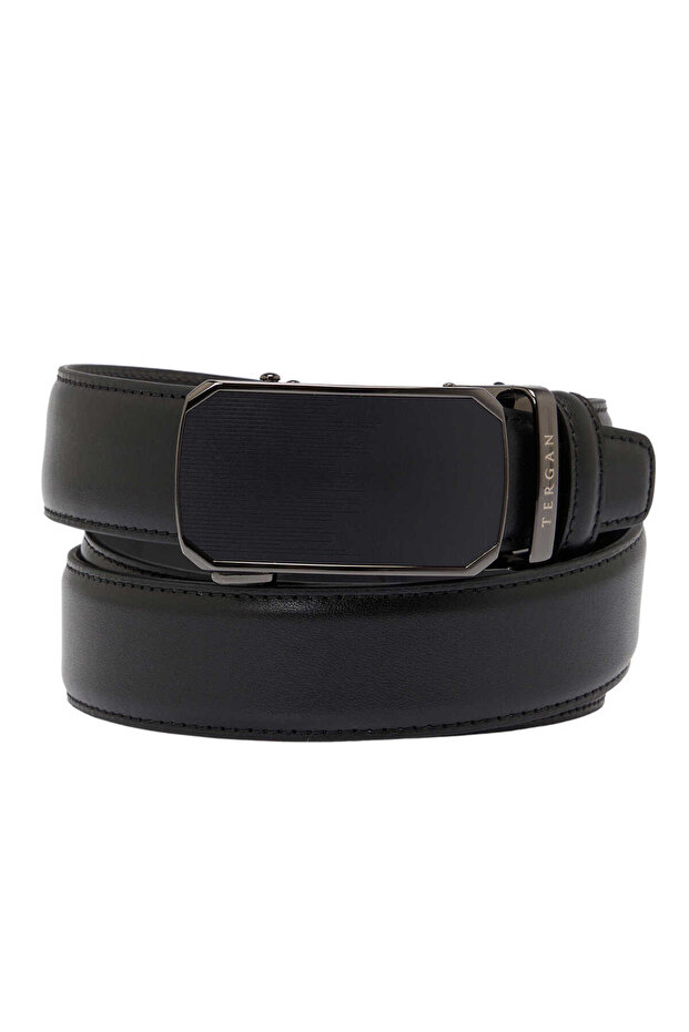 Black Genuine Leather Men's Belt - S1Ek00000376-D33