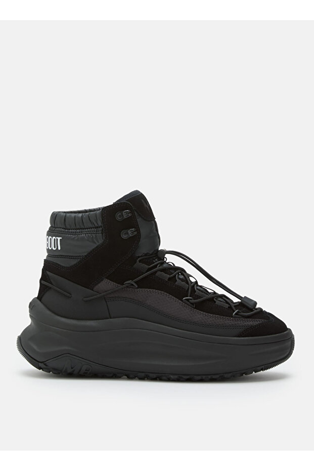 حذاء ثلج أسود للرجال MB MOON247 XLACE MID