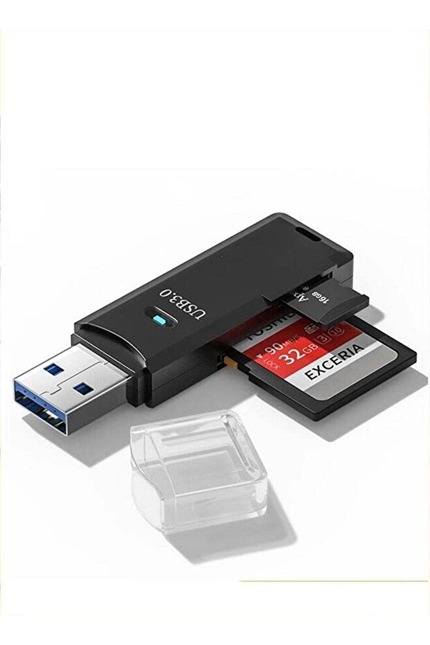 USB 3.0 SD Card Reader – 2-Pack, Micro SD Compatible - 1