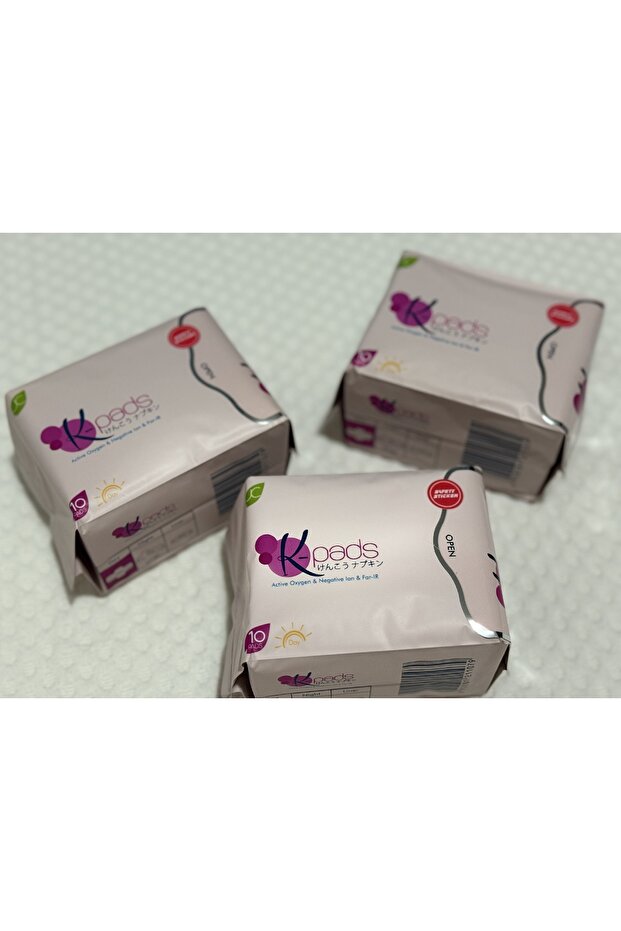 K-Pads Day Napkin, Active Oxygen & Negative Ion & Far-IR, 10pcs
