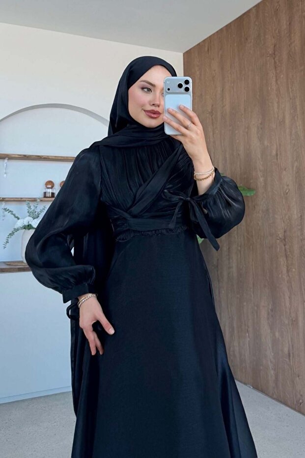 Rochie de seară Daisy Piliseli neagră - 2