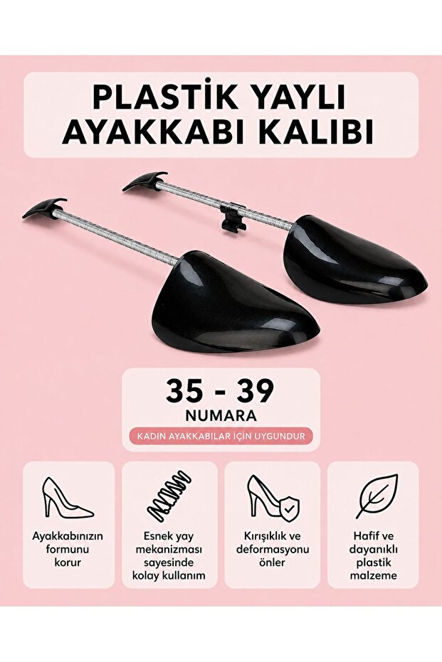 Plastic Spring Shoe Mold - Women's Size (35-39 Compatible Form Protector)