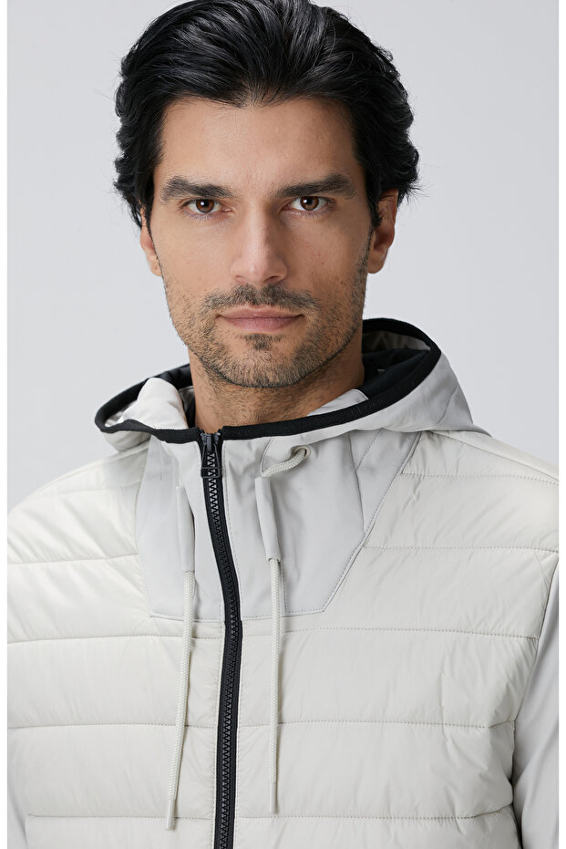 N-Tech Taş Puffer Mont - 6