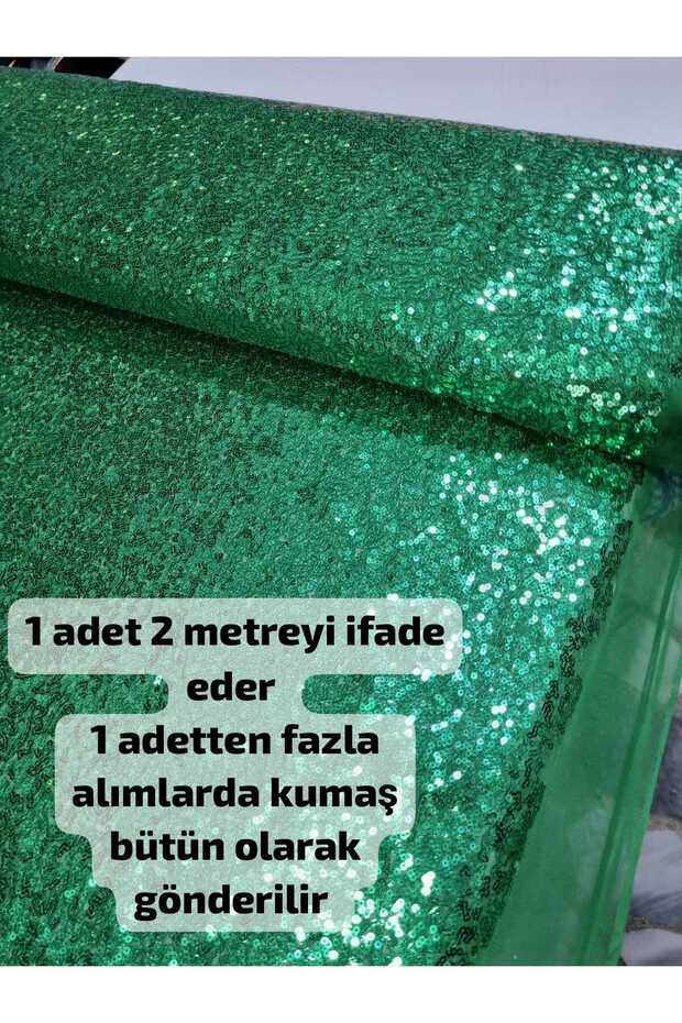 3mm Sequin Fabric for Clothing, Shalwar, Tablecloth, Cushion, Etc. Suitable for Operations Emerald Green 200 X 140)