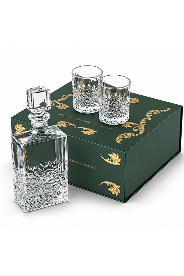 The Gentlemen's Reserve Clear Glass Whiskey Set