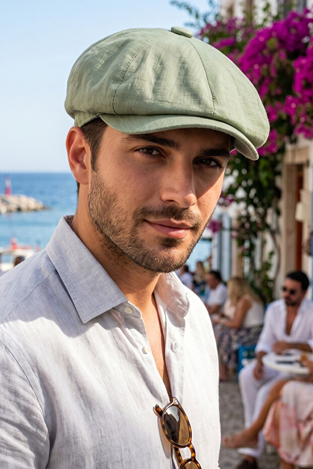 Summer Linen Peaky Blinders 8 Piece Men's Cap Hat Cp237