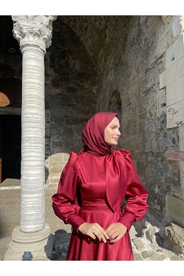 Bera Evening Dress Claret Red