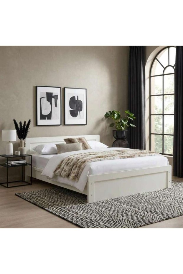 Premier King Bed 180x200 Cm - White