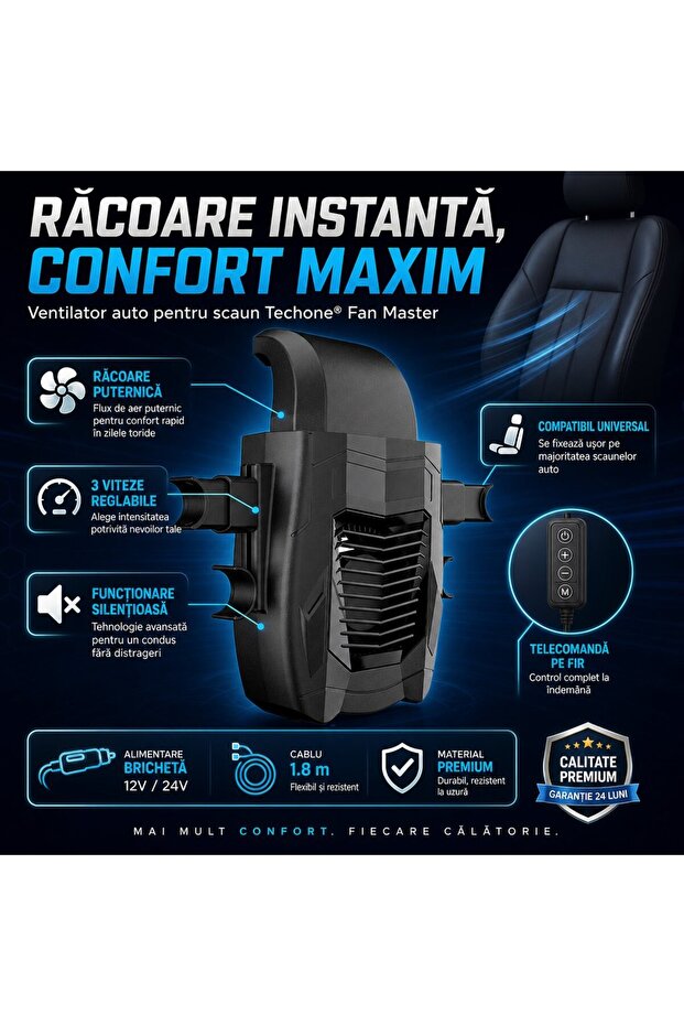 Ventilator pentru scaun auto Fan Master - 2