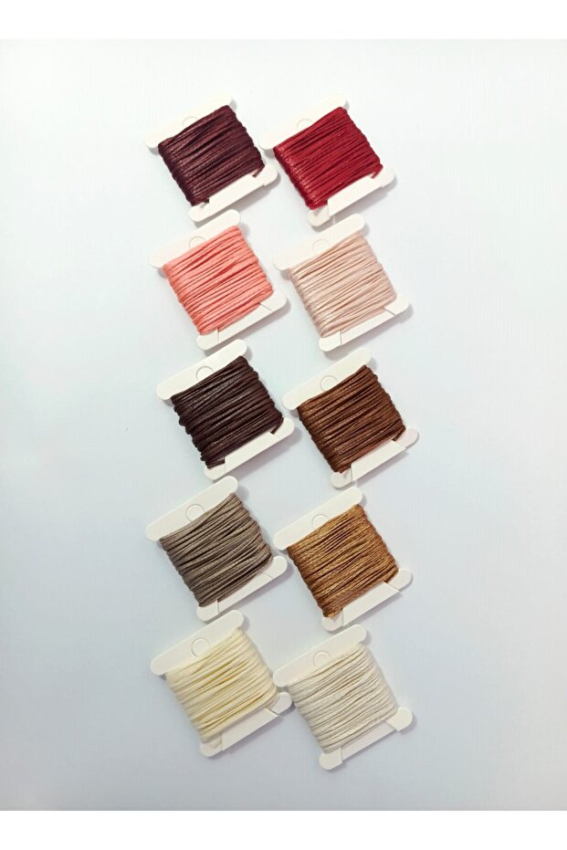 3 Meters 10 Colors Waxed Thread (total 30 Meters)