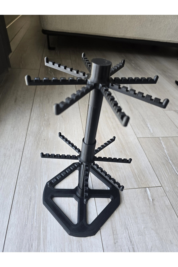 3D Keychain Stand 2 Tier Rotating (Can Fit 112 Keychains)