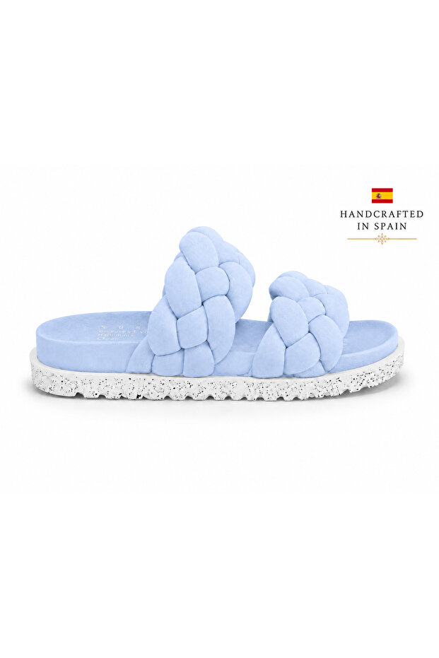 Surface Gro Blue Spain Production Premium Women's Slippers (Handmade in Spain)