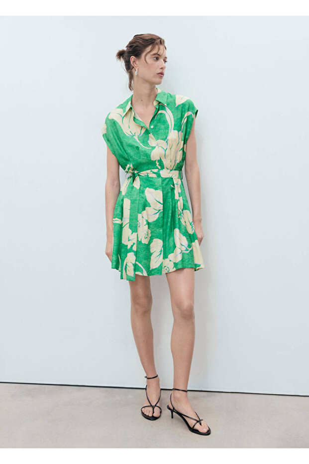Rochie cu model cu curea - 2