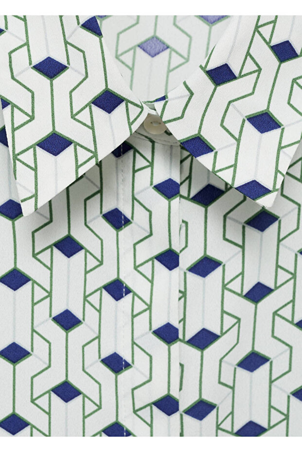 Hemd mit geometrischem Muster - 8