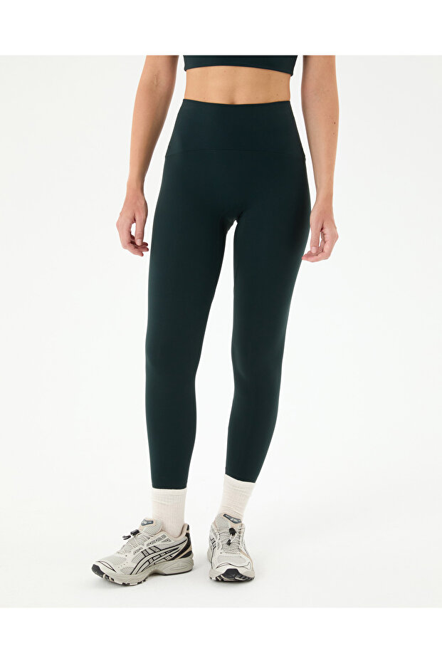 Women's Petrol Stitch Detail Motion Leggings -Recycled, High Waist, Double Layer Corset