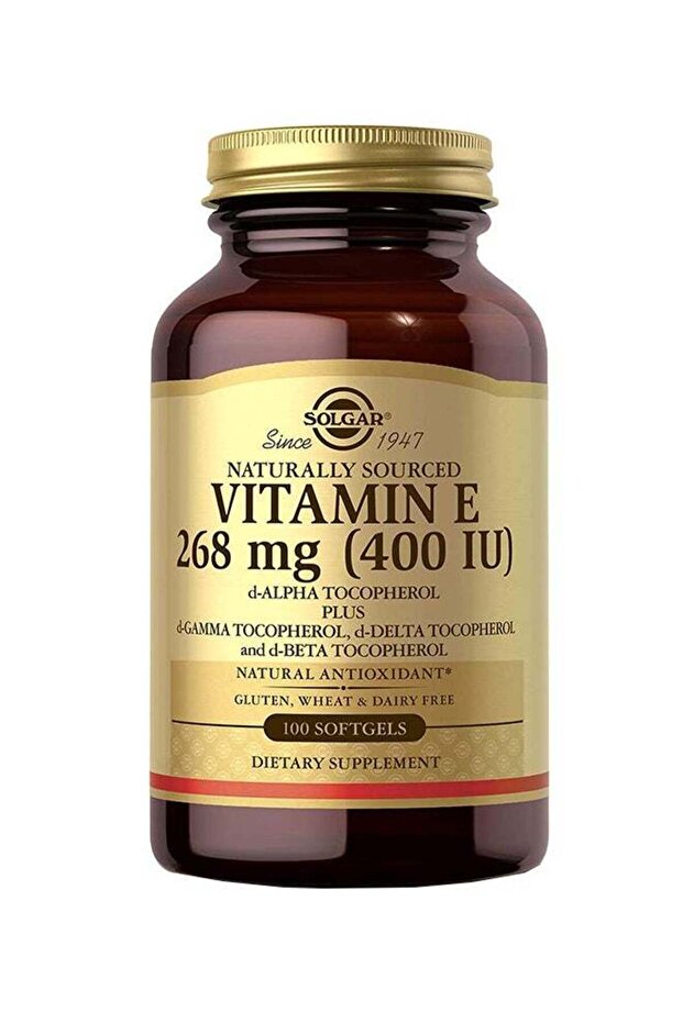 Naturally Sourced Vitamin E, 268 mg 400 IU, 100 Softgels