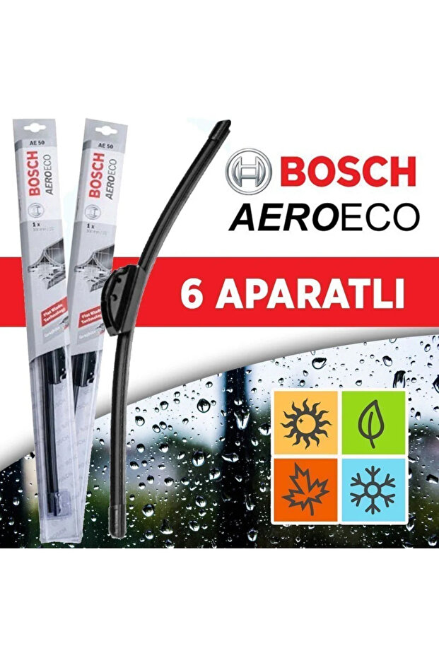 Bosch AeroEco Serisi Toyota Hilux Silecek Takımı (May.2005-Ara.2017) Muz Tip Silecek - 2