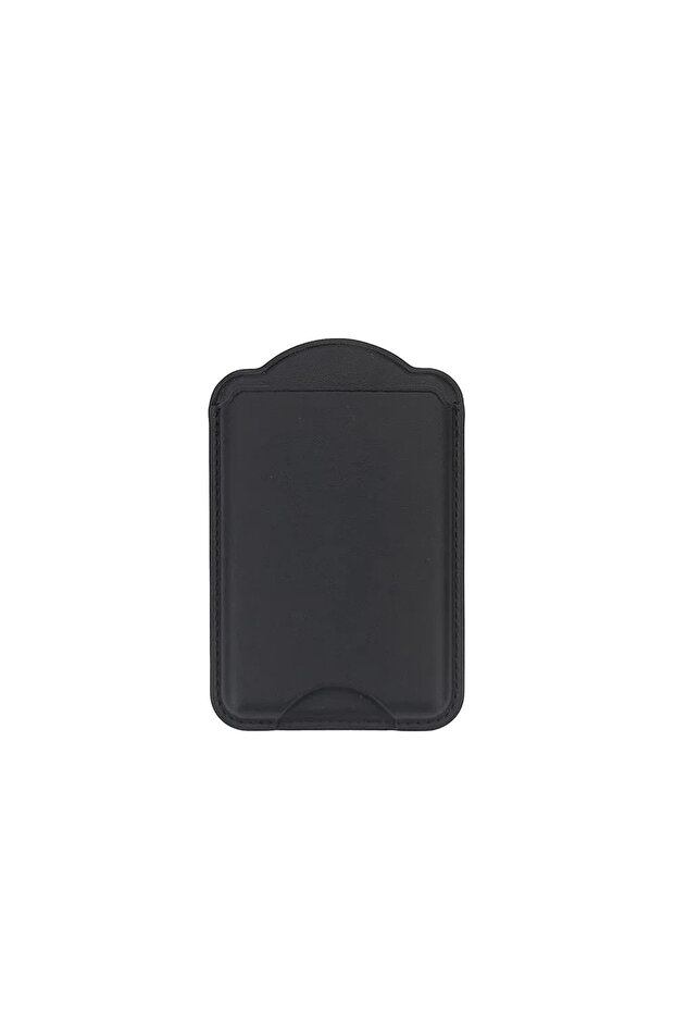 Black For Magsafe Magnetic PU Leather Card Holder Wallet Cards Case For iPhone 17 Air 16 15 Pro M..