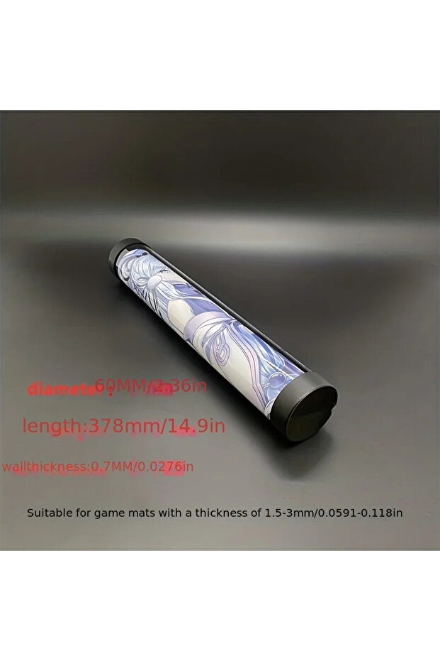 DianTong1pc 60mm Clear Card Holder - Mat & Card Storage for PTCG Games, Durable Game Organizer