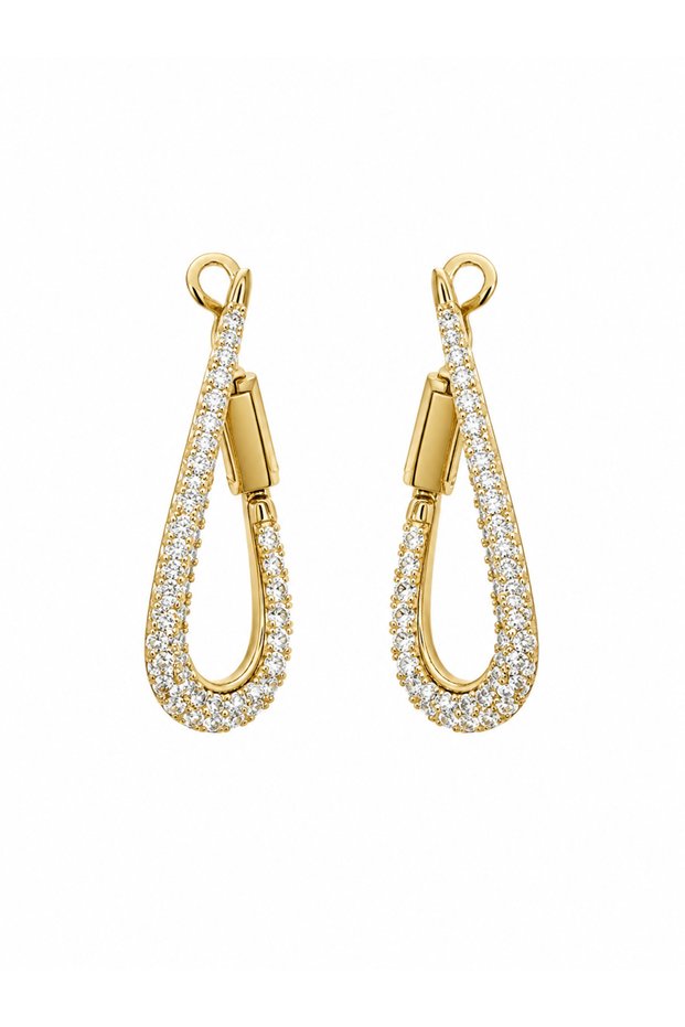Serel Knot Xuping Women's Steel Earrings Non-Tarnish Rose Gold Color