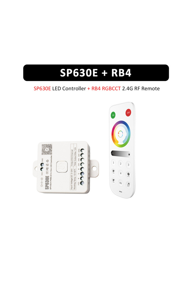 SP630E and RB4 12V 24V LED Strip Light Controller for SPI 5050 2835 White CCT RGB RGBCCT PWM Pixel L