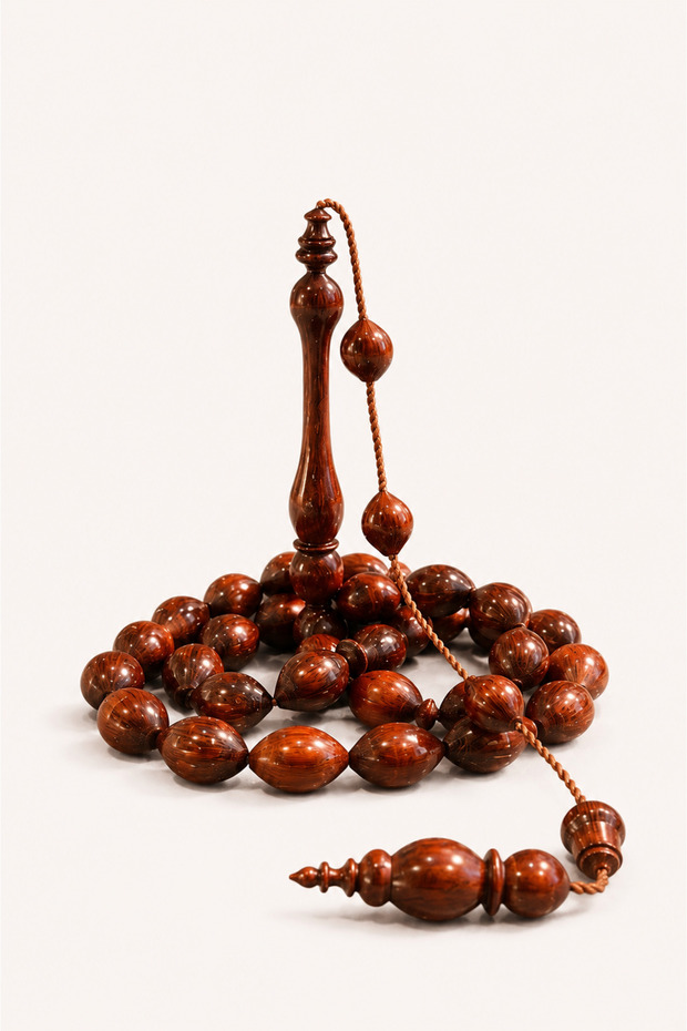 Muzaffer Ocakbaşı Mastercrafted Bloodwood Prayer Beads