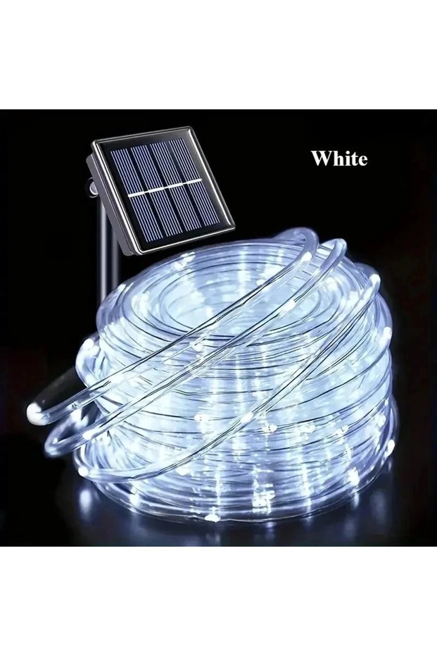 12M White Garden Decoration Outdoor Waterproof for Patio Decoration Pathway Lawn Party Camping Decor